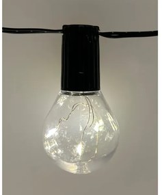 LED vonkajšia dekoratívna reťaz 20xLED/0,075W/230V 5,8 m IP44 čierna