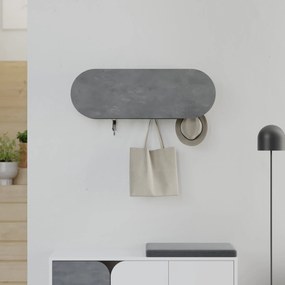 Predsieňový vešiak Houseland Kroma retro sivý