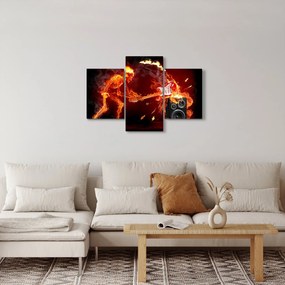 Obraz - Hudba v plameňoch (90x60 cm)