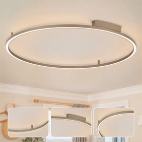 Brilagi - LED stmievateľné svietidlo PORTOFINO LED/85W/230V pr. 120 cm béžové + s diaľkovým ovládačom