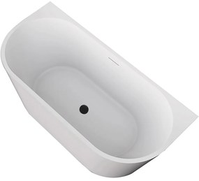 Cerano Grazia, voľne stojaca akrylátová vaňa 150x75 cm, biela, CER-CER-413621