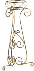 STOJAN NA KVETINÁČ FIORINA 96X47,5 CM ZLATÁ