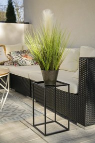 STOJAN NA KVETINÁČ SIMPLE 40X24X24 CM ČIERNA