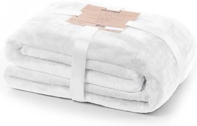 Biela deka z mikrovlákna DecoKing Mic, 160 x 210 cm