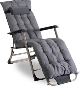 Záhradné kreslo EDISON, sivá