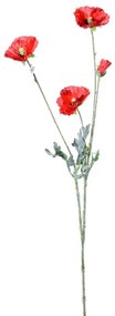 MAK ČERVENÝ umelý kvet 70 cm