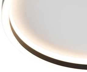 Dizajnové stropné svietidlo čierne vrátane LED - Daniela