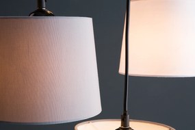 Závesná lampa Levels IV čierna šedá 6 odtieňov