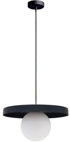 Luster na lanku LOME 1xE27/60W/230V čierna