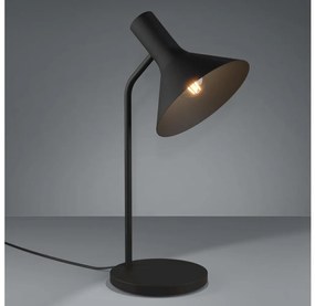 Eglo 390221 - Stolná lampa MORESCANA 1xE27/28W/230V čierna