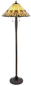 Endon 64192 - Stojacia lampa Tiffany JAMELIA 2×E27/60W/230V Ø 50 cm