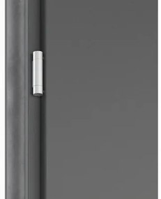 Kovové vchodové dvere S68 Ariadna 80 Ľ antracit