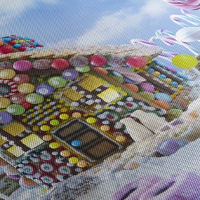 Obraz - Perníková chalúpka (70x50 cm)