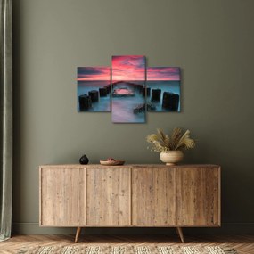 Obraz - Skaly v mori (90x60 cm)