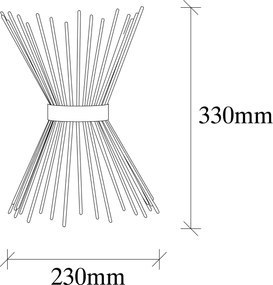 Nástenná lampa, Kirpi - 3091