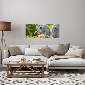 Obraz lemura (120x50 cm)