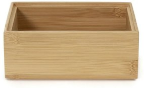 Organizér Compactor Bamboo Box, 15 x 7,5 x 6,5 cm, prírodné drevo