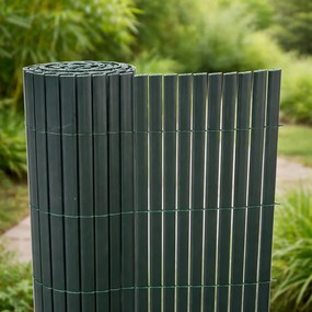 Umělá PVC rákosová rohož/zástěna BestBerg BBGD-13GN / 1 × 3 m / zelená