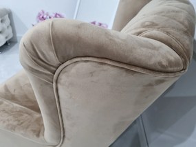 KRESLO UŠIAK LAURENT II CHRÓMOVÉ NOHY