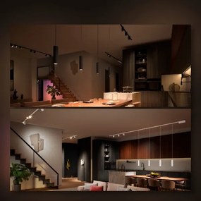 Philips-SADA 4xLED Stmievateľné svietidlo do lištového systému Hue LED/20,8W/230V