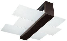 Sollux SL.0074 - Stropné svietidlo FENIKS 2 2xE27/60W/230V wenge