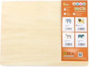 Puzzle na podložke s rúčkami Viga 44602 lev