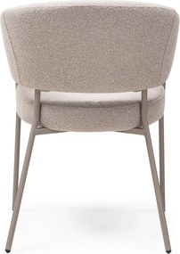 Jedálenské kreslo Lamu bouclé béžové