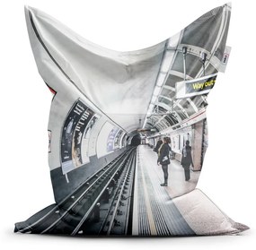 Sablio Sedací vak Stanica metra - 150x100 cm