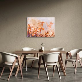Obraz - Maľované kvety (70x50 cm)