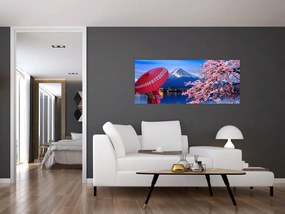 Obraz - Výhľad na vrchol, Japonsko (120x50 cm)