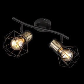 Globo 54017-2M - Bodové svietidlo PRISKA 2xE27/40W/230V