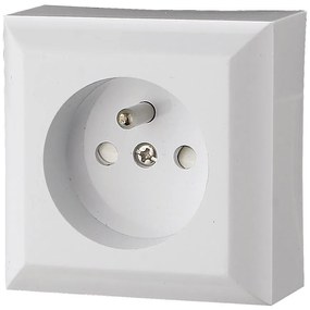 Jednoduchá zásuvka Z/U IP20 GAO white 20455