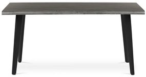 Autronic BONTEC Jedálenský stôl 160x90cm, mdf, sivý dub, HT-F4416 GREY Farba: Šedá