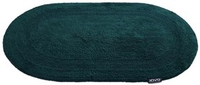 Kúpeľňový koberček Javo Cotton zelený ovál