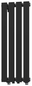 Gamma Vertical, vykurovacie teleso 296x800 mm, 278 W, čierna matná, GMA-VERT-800296-BK