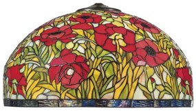 Tiffany tienidlo na lampu POPPY Ø50cm