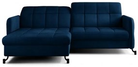 Rohová sedacia súprava Lima, ľavá, modrá (Monolith 77)