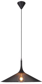 CLX Závesné dizajnové osvetlenie FERENTINO, 1xE27, 40W, čierna