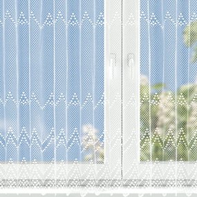 Žakárová záclona Tylex EVELIN balkónové dvere 250 x 200 cm