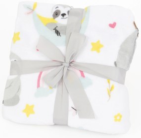 Detská deka do postieľky mikroplyš Exclusive 80 × 100 cm – Leňochod