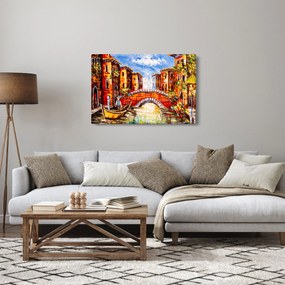 Obraz - Olejomaľba mesta III. (90x60 cm)