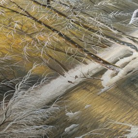 Obraz - Chalúpka v lese, olejomaľba (90x60 cm)