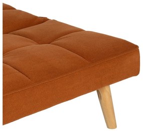 Ženilková rozkladacia pohovka v tehlovej farbe 175 cm – Ixia