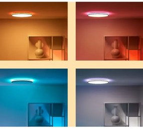 WiZ - LED RGBW Stmievateľné stropné svietidlo RUNE LED/21W/230V čierna Wi-Fi