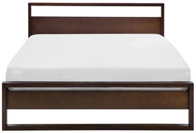 Drevená manželská posteľ 160x200 cm GIULIA Beliani