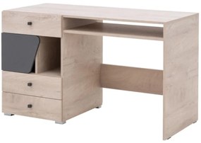 Písací stôl Delta 125 DL9 dub/antracit