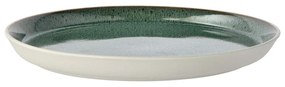 Biely/zelený tanier z kameniny ø 27 cm Gastro White/Green – Bitz