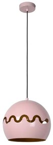 Lucide 30484/28/66 - Luster na lanku CORENTIN 1xE27/60W/230V ružová