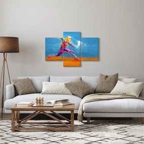 Obraz - Maľovaný tenista (90x60 cm)