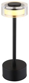 Globo 21026S - LED Stm. stolná lampa SHIRA LED/2,5W/3,7V 2700/4000/6500K čierna